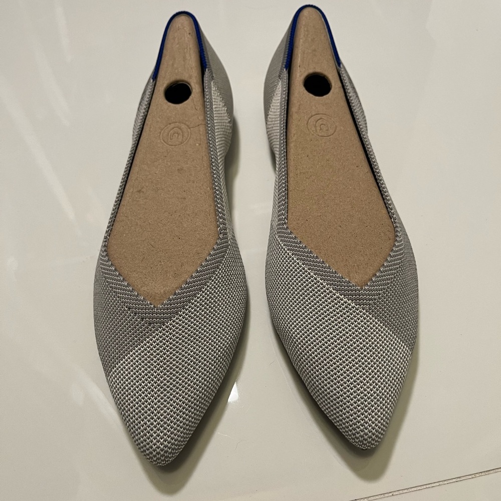 NWT Rothy’s size 9.5, The Point in Gull Gray